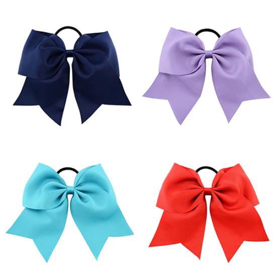 Fascia elastica per capelli Sweet Baby Kids Girls Ponytail Holder con fiocco decorativo