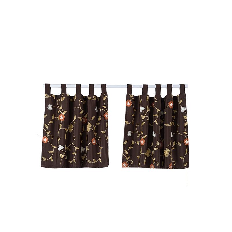 Japanese And Korean Style Curtains Hanging Curtains Kitchen Embroidered Curtains Finished Small Curtain Bay Window