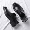 British Style Man Sneakers Casual Leather Men Oxford Shoes Lace-up Business Shoes Classic Comfy Formal Dress Footwear Suit Shoes