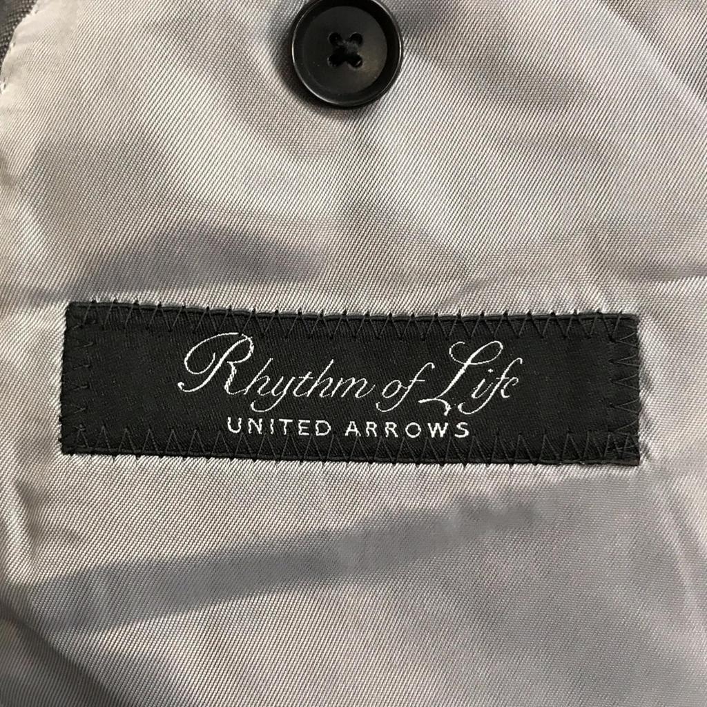 United Arrows Rhythm of Life Summer Suit Gray M 44 Jacket & Pants(USED)