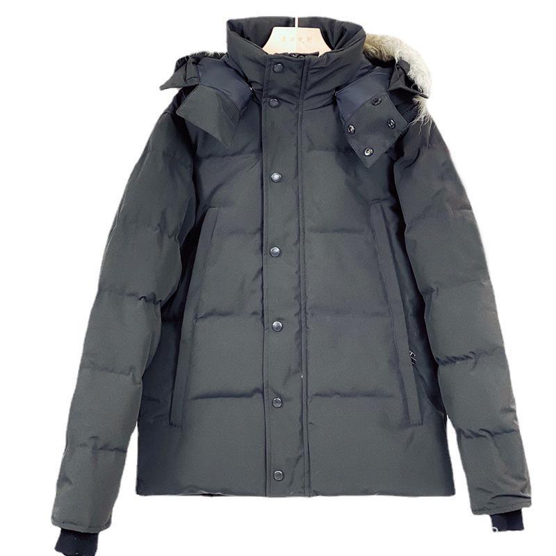 Men's Parka with Wolf Fur Collar - 29 Styles of Canadian Wyndhaw Goose Down Jacket
