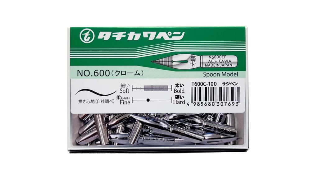 Tachikawa Pin Manufacturing T600 Sajipen Chrom Balení T600C100 Co., Ltd. Hrot, 100,