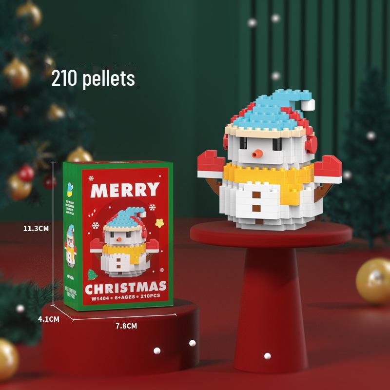 Christmas Photo Frame: Kompatybilny z Lego, Zawiera choinkę, Świętego Mikołaja, łosia - Zestaw klocków do składania