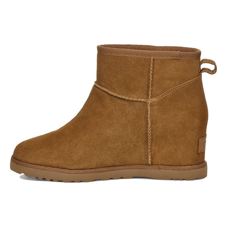 

UGG Классические мини короткие плюшевые удобные короткие зимние ботинки женские сапоги каштановые 1104609-CHE