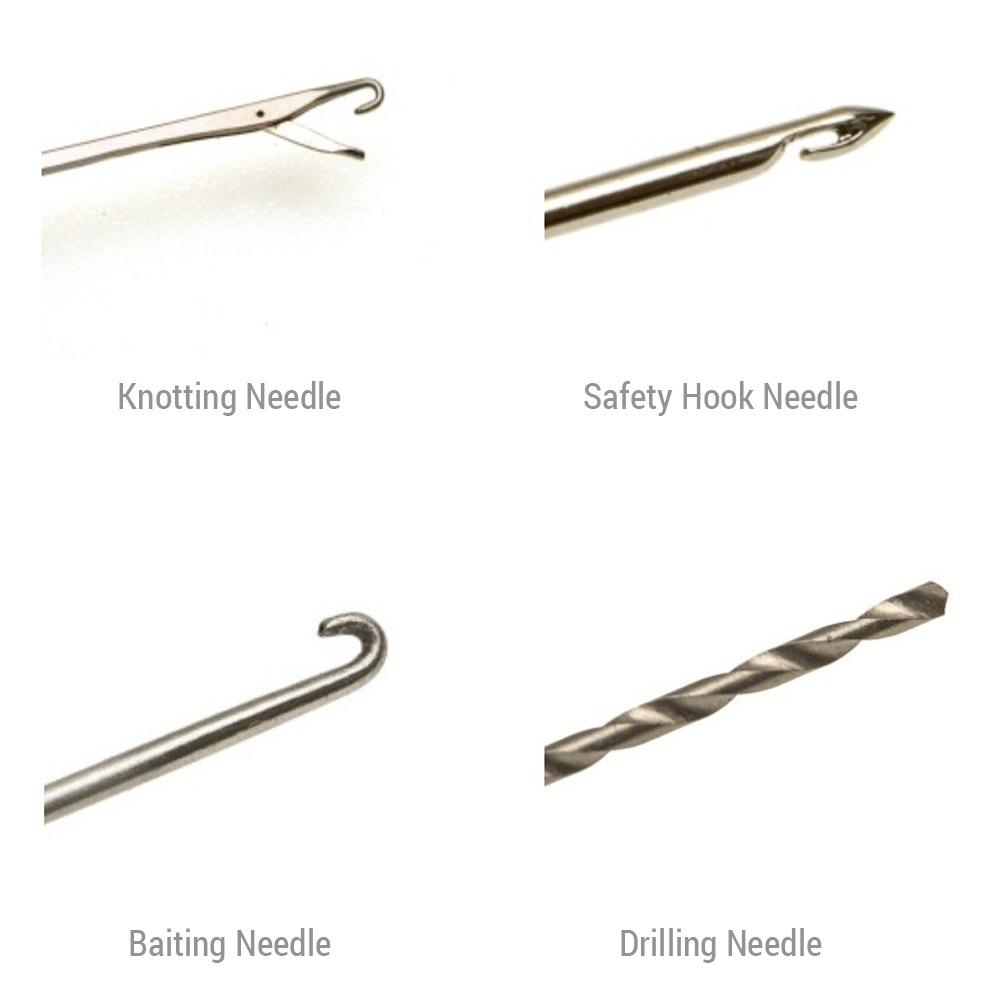 5PCS High Carbon Steel Carp Fishing Needle Easy Use Baiting Needle for Carp Fishing