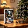 Christmas Stocking Stuffers Animal Tree Day Countdown Calendar 24 2026 Advent Box with Acrylic Decorative