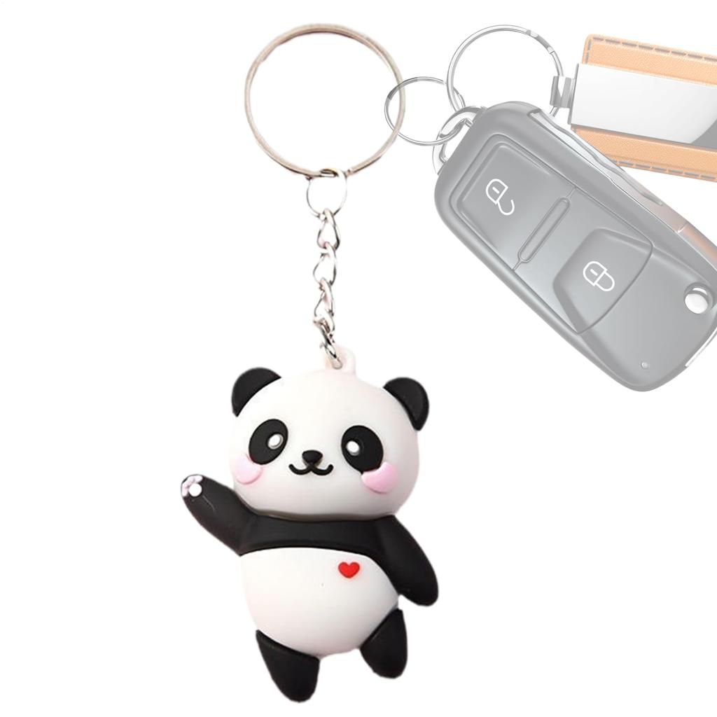 Panda Keychain, Keychain, Cute, 3D 3D Design, Scratch Resistant, Safe Design for Kids, Bag