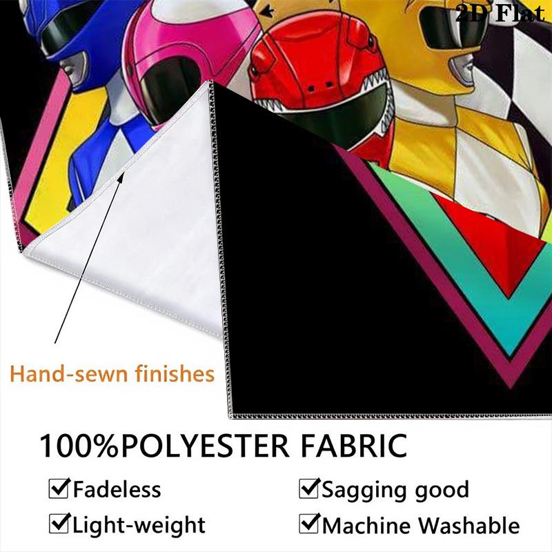 Power Rangers Ultimate Teamup Tapestry Wallmounted Background Cloth Soft Atmospheric Background Cloth Work Of Art