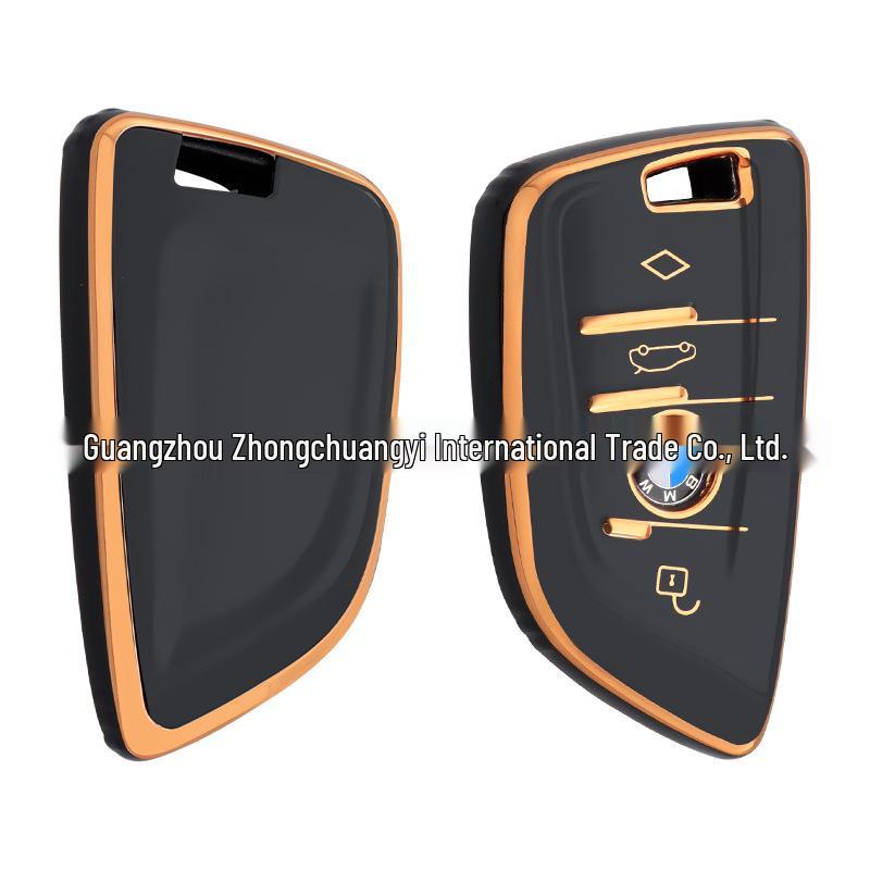 BMW Key Case: TPU Full Coverage Protection for X3, X1, X5, X6, 5 Series (530li), and 3 Series.