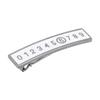 Maison Margiela Sm6tw0011 P7211 961 Mm6 Engraved Numbering Logo Hair Clip