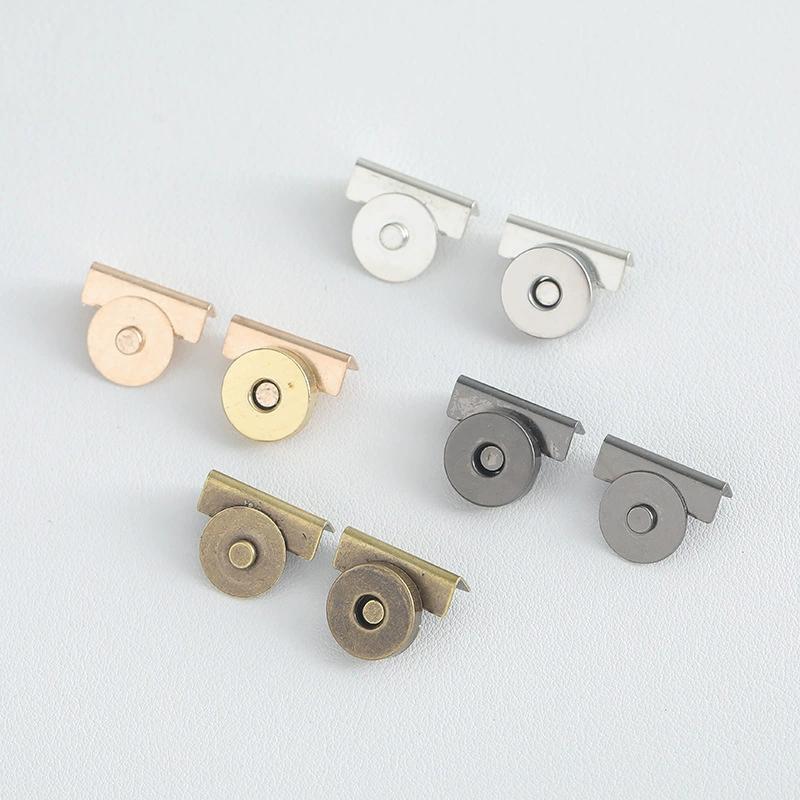 10Sets No Need To Sew Metal Magnetic Strong Fastening Buckle Wallet Canvas Bag Clothing Shoulder Bag Diy Magnetic Snap Button