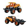 LEGP Technical Monster Off Road Vehicle Building Blocks Set 2 in 1 Stunts Pull Back Car Children Toys For Boys Christmas Gifts