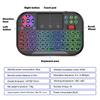 M2 Multi-Mode Mini Keyboard with Touchpad Roller: 7-Color Backlit Air Mouse Keyboard