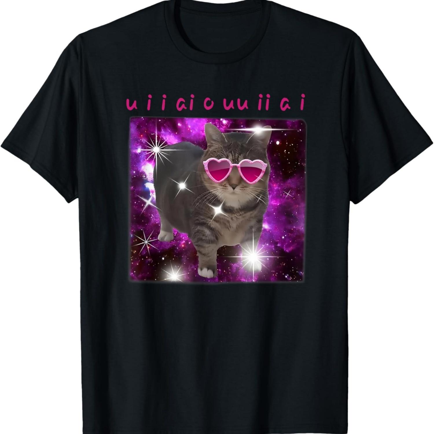 Funny Cat Meme Valentine s Day Cute Cat Lover Men Women T-Shirt S чёрный