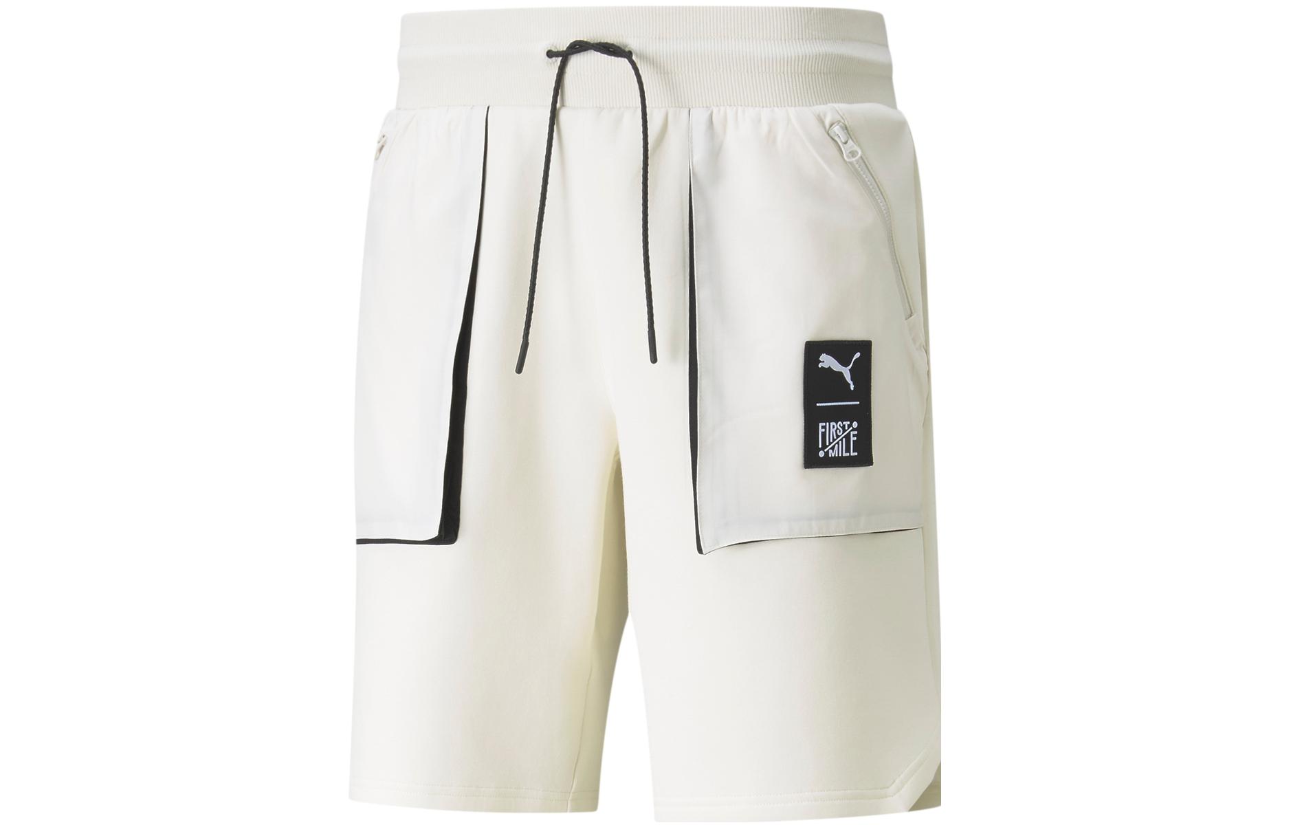 PUMA First Mile Sports Shorts Men s Ivory White Moderate 532343-73 XXL