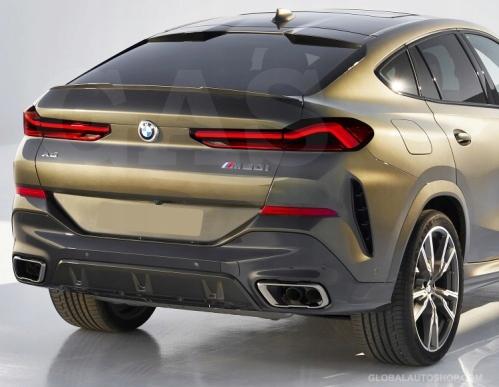 Bmw X6 III (G06) 2019+ Chromleiste Verchromt Auf Heckklappe