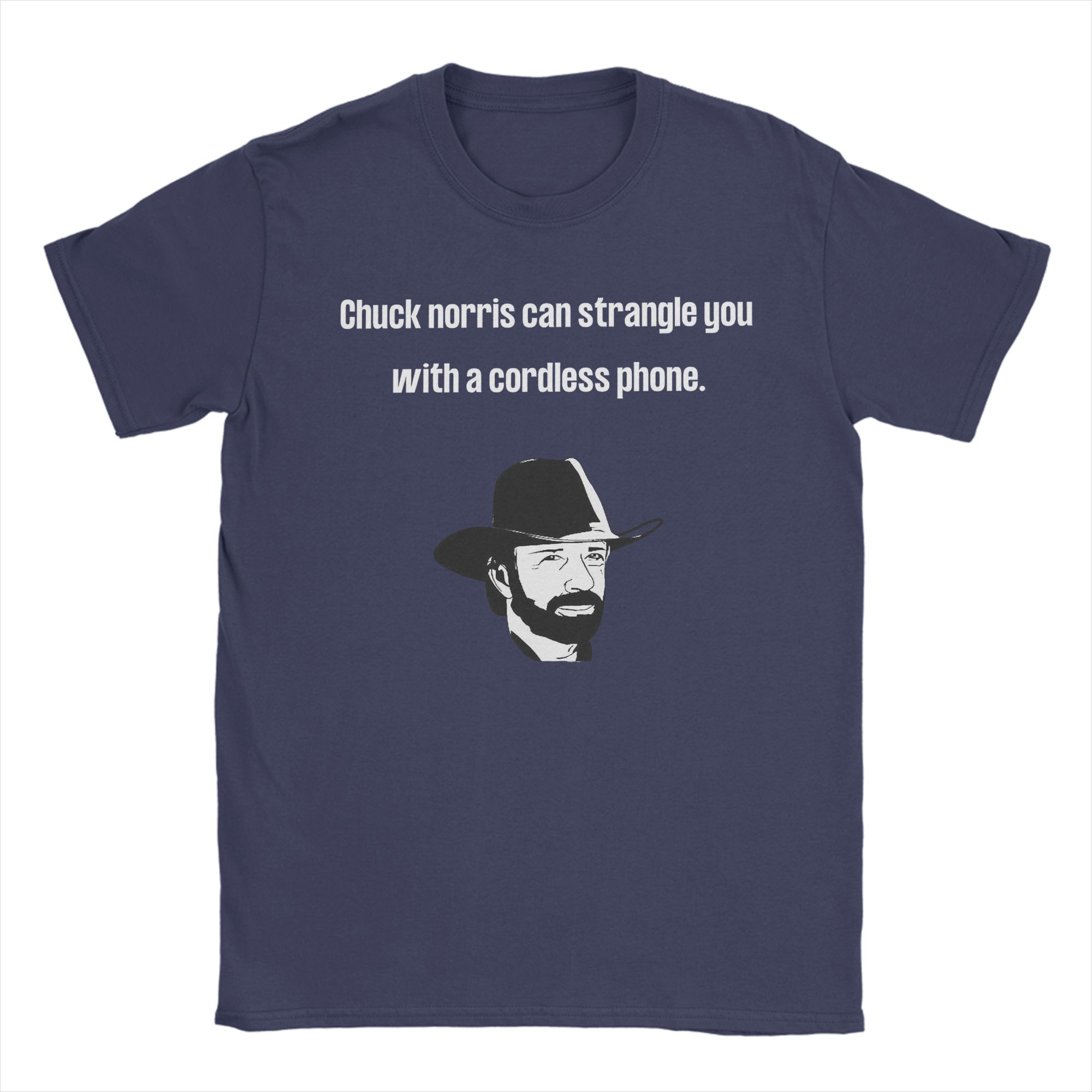 

Chuck Norris can strangle you Cotton T Shirt For Men Summer Vintage TShirts Hippie Tee Shirt Plus Size Loose Clothes 4XL