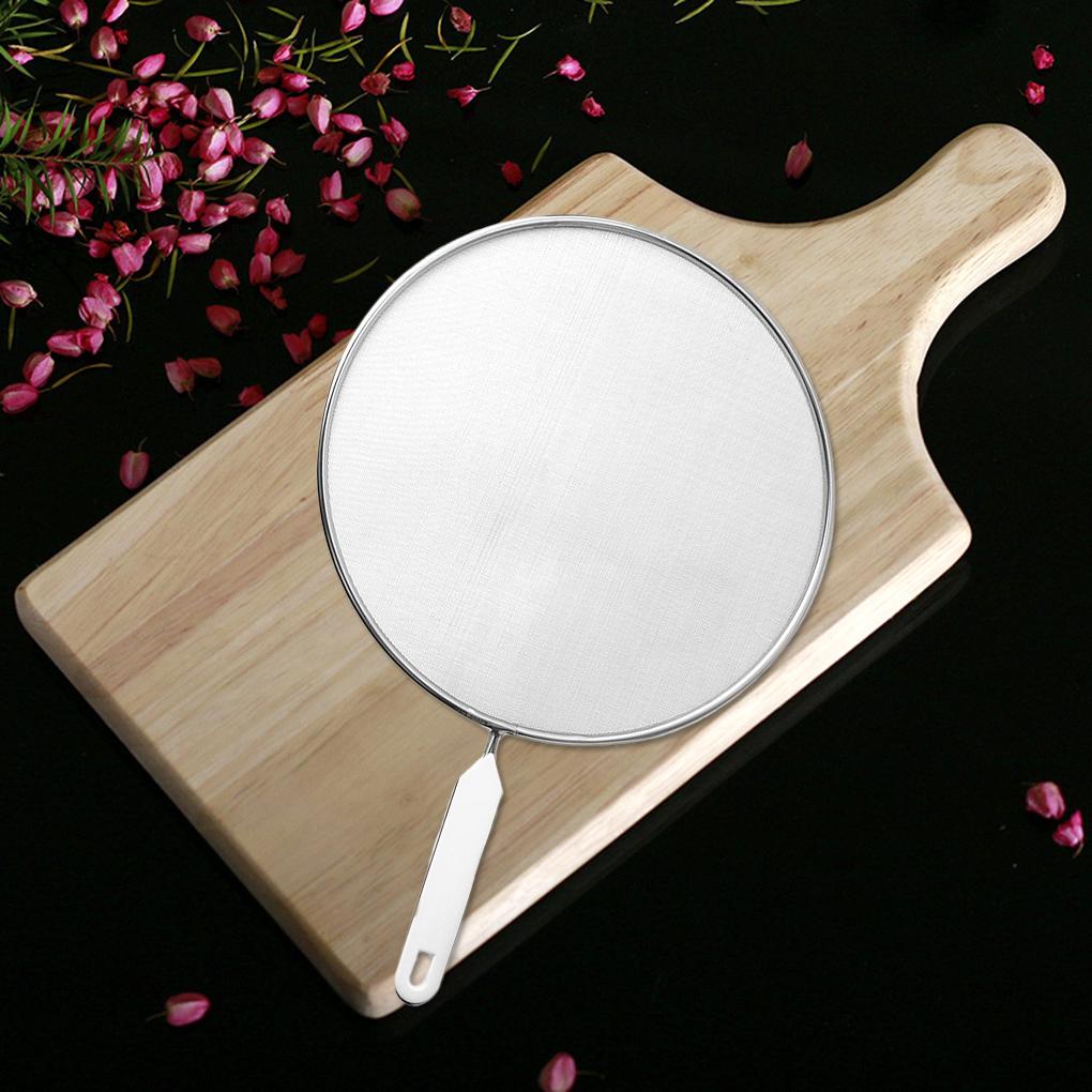Splatter Screen Frying Pan Cover Hot Guard Stainless Home Kitchen Accessory by Jooan
