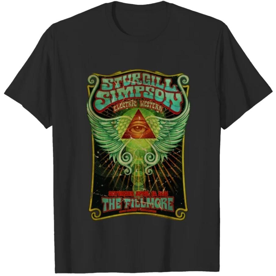 Sturgill Simpson T-Shirt Retro Vintage Unisex Short Sleeve Shirt All Sizes S-234 L
