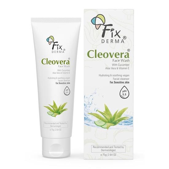Fixderma Cleovera, Aloe Vera Face Wash with Vitamin E | Aloe Vera Gel for Face | Face Wash & Face Cleanser | Face Wash for Dry Skin (All Type Skin)