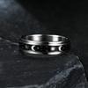 Sun, Moon and Stars Rotatable Titanium Steel Men's Jewelry Ring