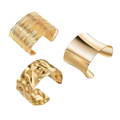 Trendy European & American Half-Circle Cuff Bracelet