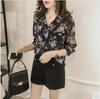 Women's 2024 Chiffon Long Sleeve Korean Style Slimming Shirt - Trendy Loose Fit