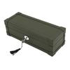 5 Slot Watch Box Watch and Jewelry Case Dust Resistant Watch Storage Organizer for Home Travel Green