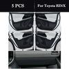 For Toyota BZ4X Car Door Anti Kick Pad Glove box Protection Sticker Anti Dirt Mat Scratch Resistant Film Interior Accessories