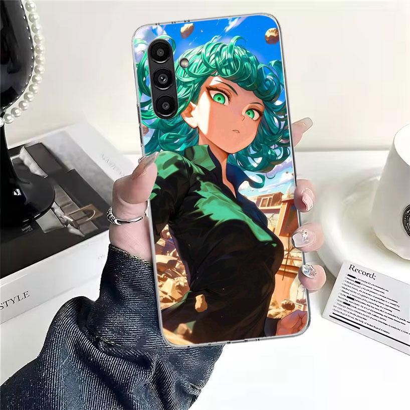 One P-Punch-Man Tatsumaki Phone Case For Samsung Galaxy A13 A14 A15 A16 A17 A53 A54 A55 A56 A57 A33 A34 A35 A36 A37 A23 A24 A25