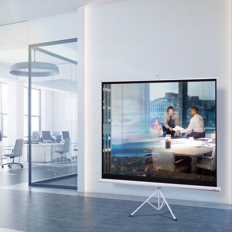 Deli 84-inch 4:3 Tripod Projection Screen