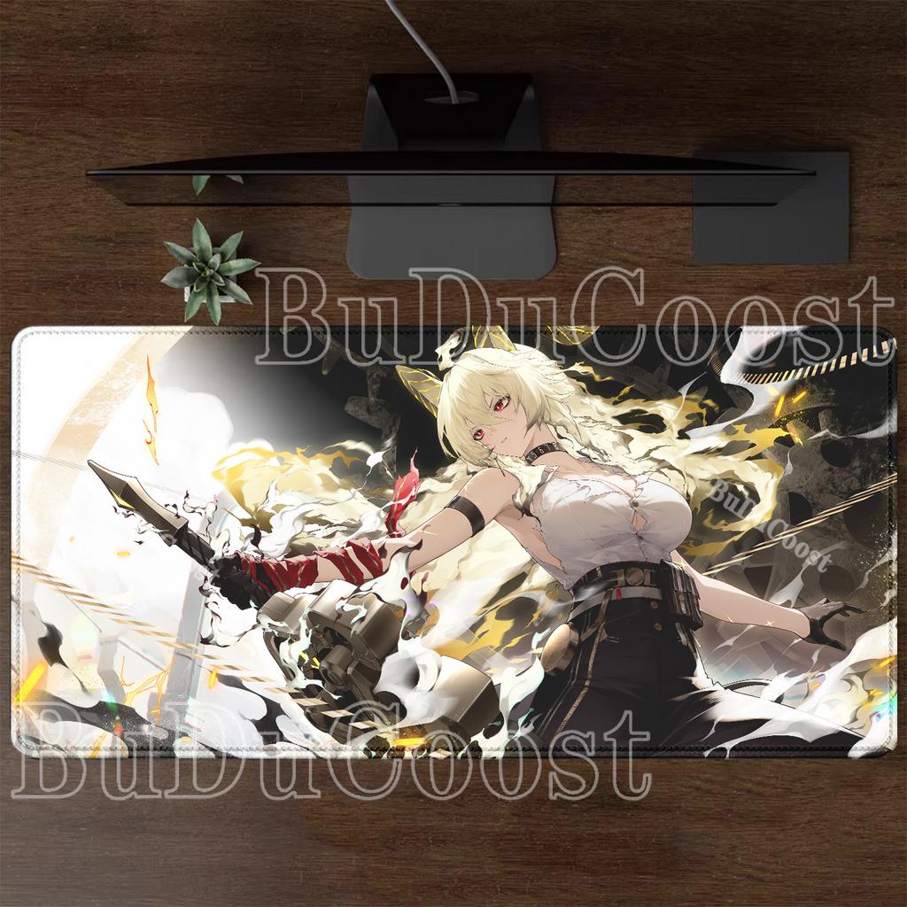 New Zani Wuthering Waves WuWa Anime Girl Mousepad Large Gaming Keyboard Anti-slip Rubber Desk Mat PC HD Printing ESports Carpet