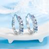 New 925 Sterling Silver Earrings Fashion AAA Zircon For Women Exquisite Student Girlfriend Jewelry Accessories Wedding PartyGood Product