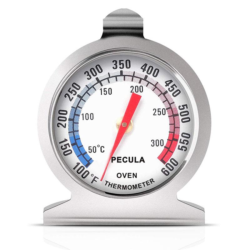 

Oven Thermometer 50-300°C/100-600°F Oven Baking Chef Thermometer Instant Read Stainless Steel Kitchen CookingThermometer серебряный