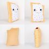 Toaster White Pastry Plush Toy Cartoon Stuffed Doll Cookies Gift Decoration