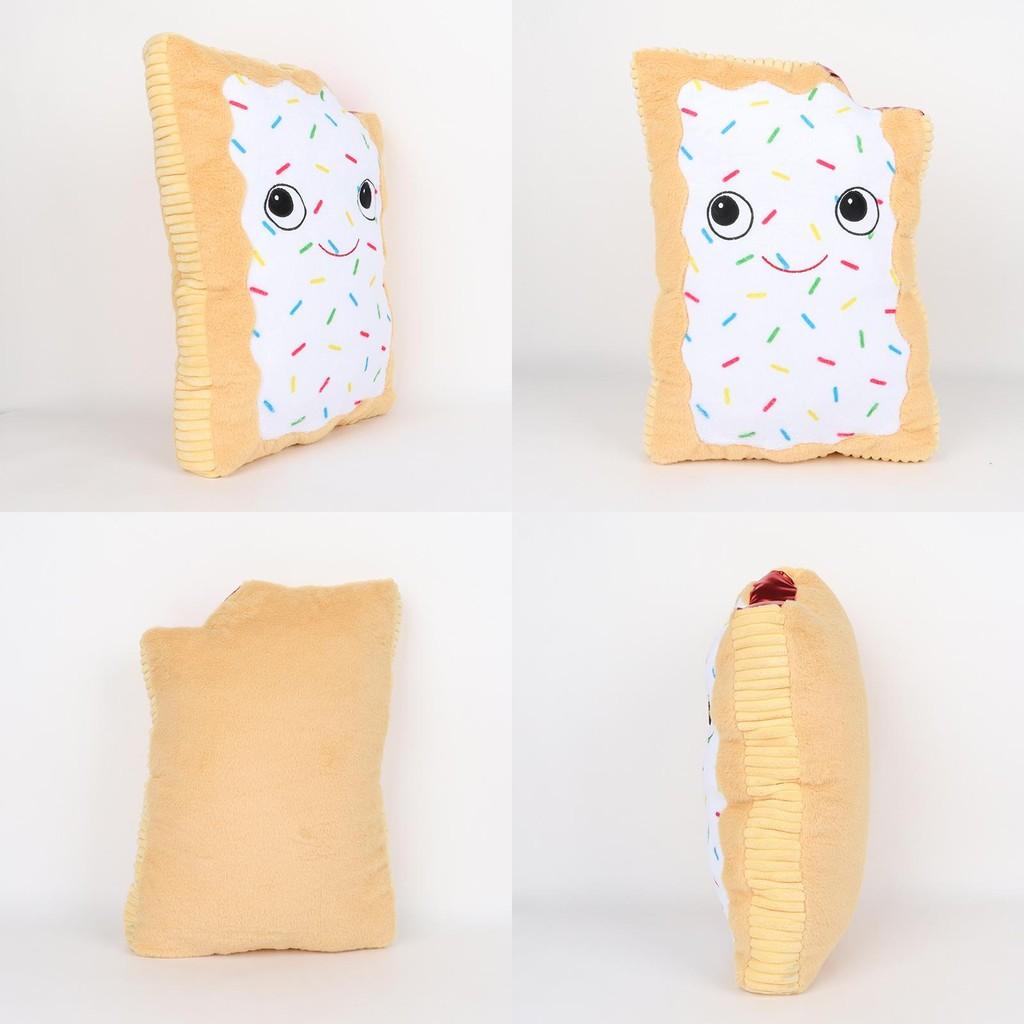 Toaster White Pastry Plush Toy Cartoon Stuffed Doll Cookies Gift Decoration