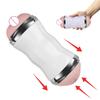USB Rechargeable 18 Modes Realistic Self Heating Sex Toys For Men Real Vagina and Mouth Automatic Male Masturbator