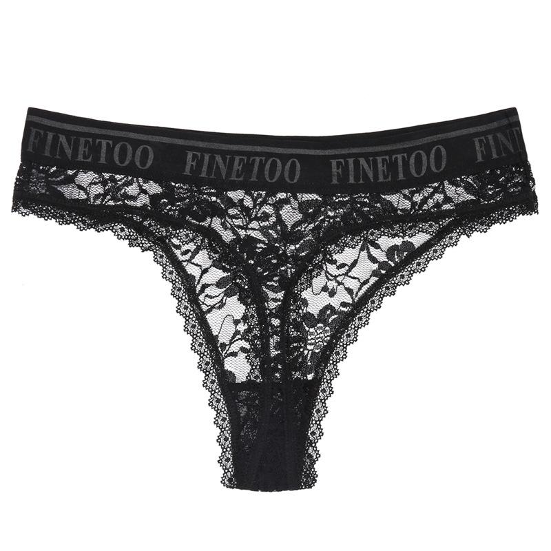 Sexy perizoma in pizzo, mutandine in pizzo da donna, traforate, traspiranti, perizoma, lettere, biancheria intima, lingerie