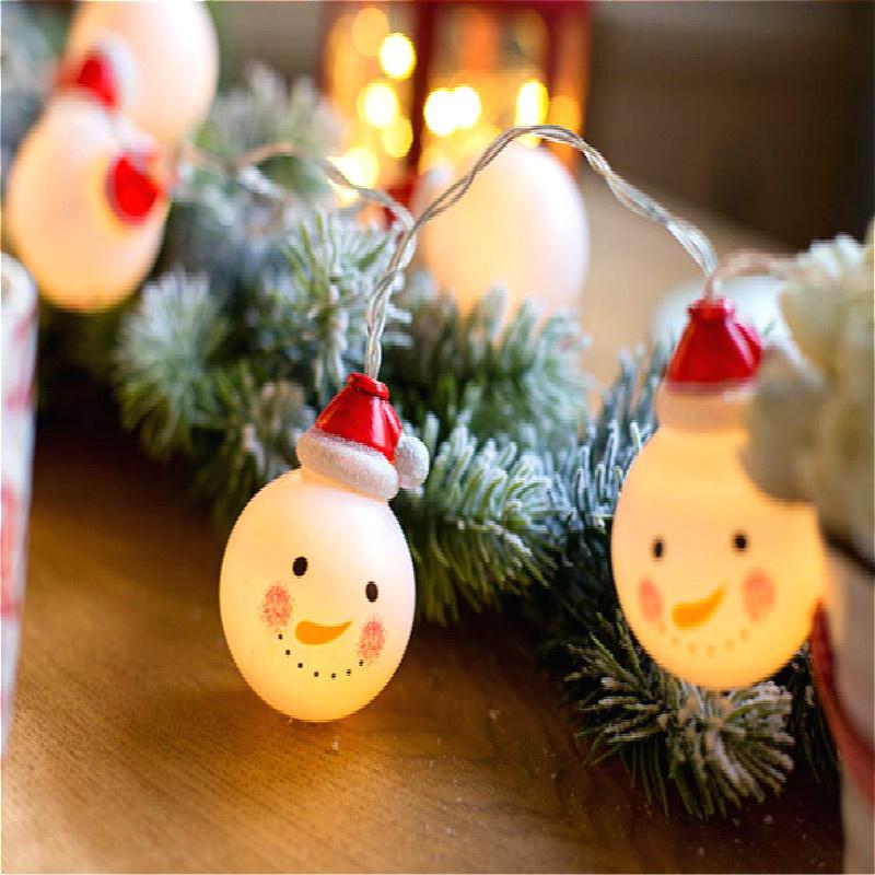 Bałwanek Xmas LED Fairy String Light Battery do oświetlenia dekoracji choinki na imprezę