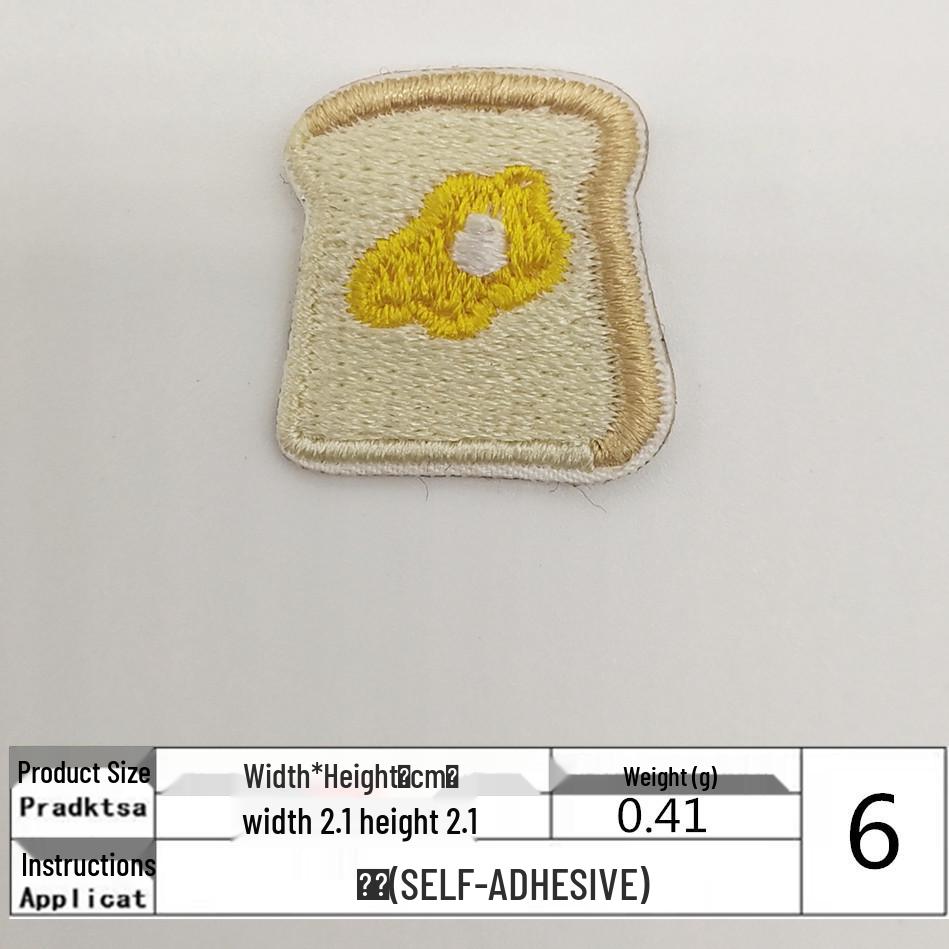 Self-adhesive Teddy Bear Embroidery Patch for DIY Clothing and Accessories
