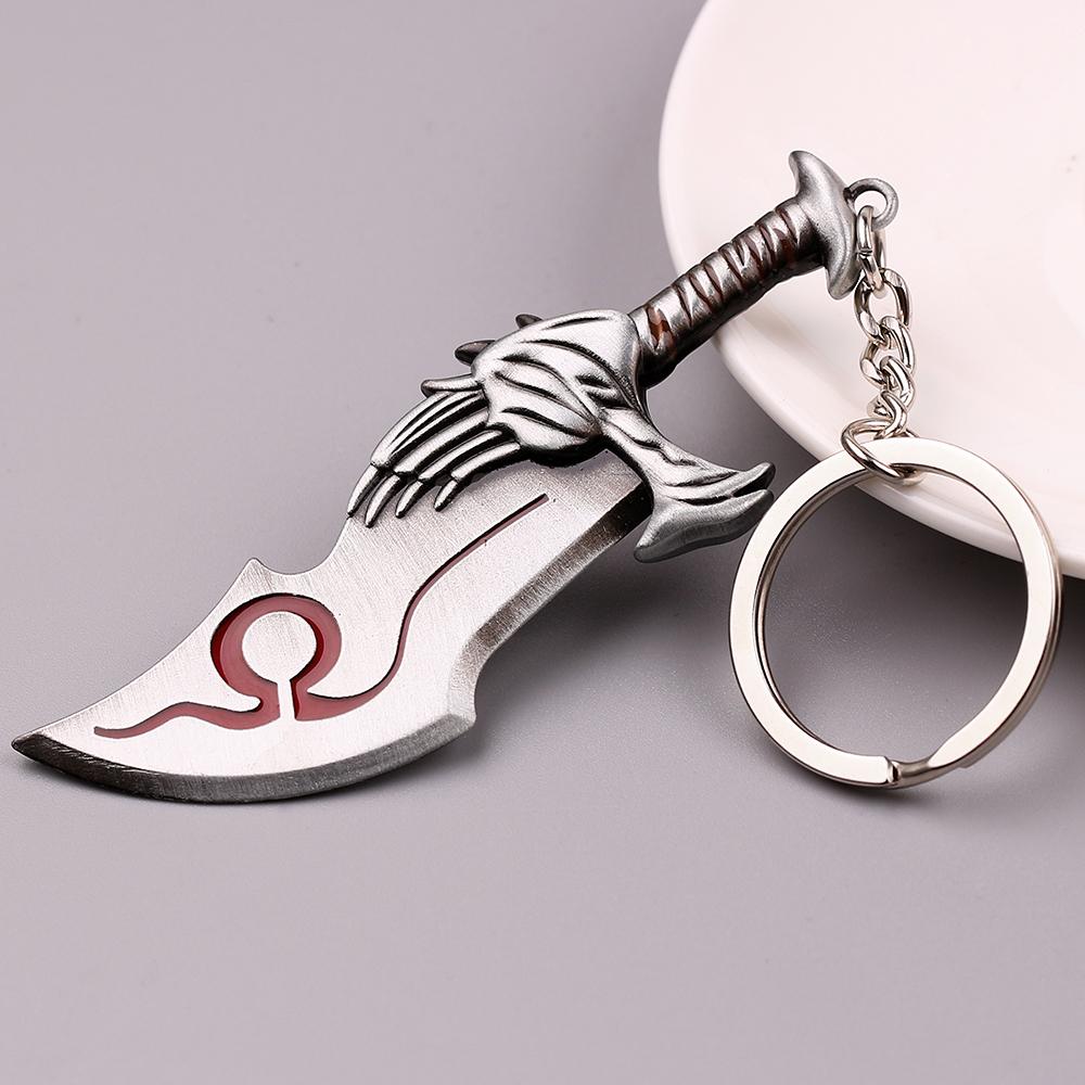 God of War 4 Kratos Sword Keychain Pendant Keyring Jewelry Men And Women Car key chain Accessories