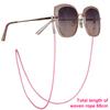 Glasses Strap Adjustable Sunglasses Eyeglasses Rope Lanyard Holder Mask Chain Wax Line Glasses Strap Hanging Rope Eyewear Accessory