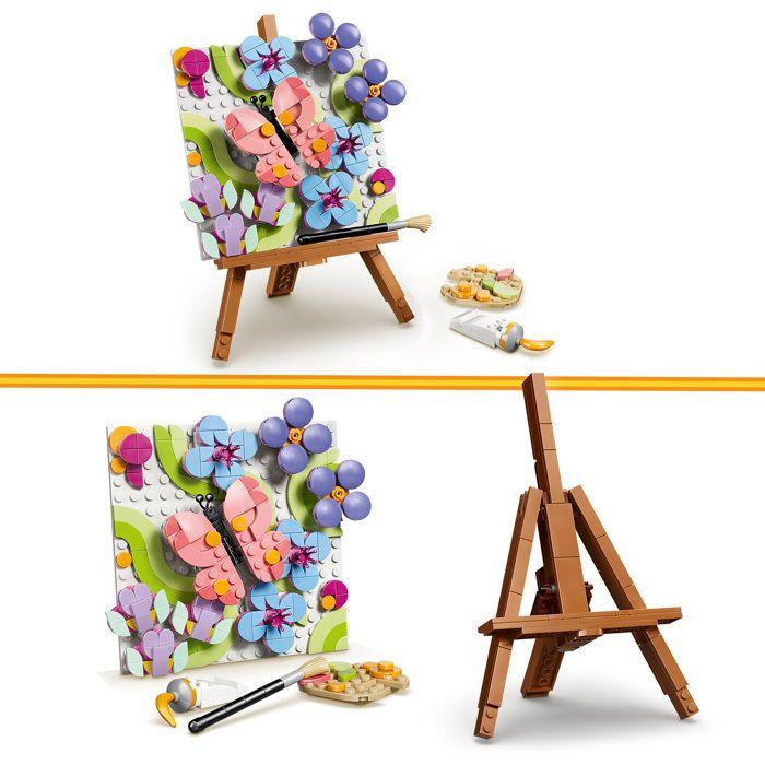 LEGO Creator 3-en-1 31390 Tableau Floral - Jeu de Construction dès 8 ans - Décoration DIY