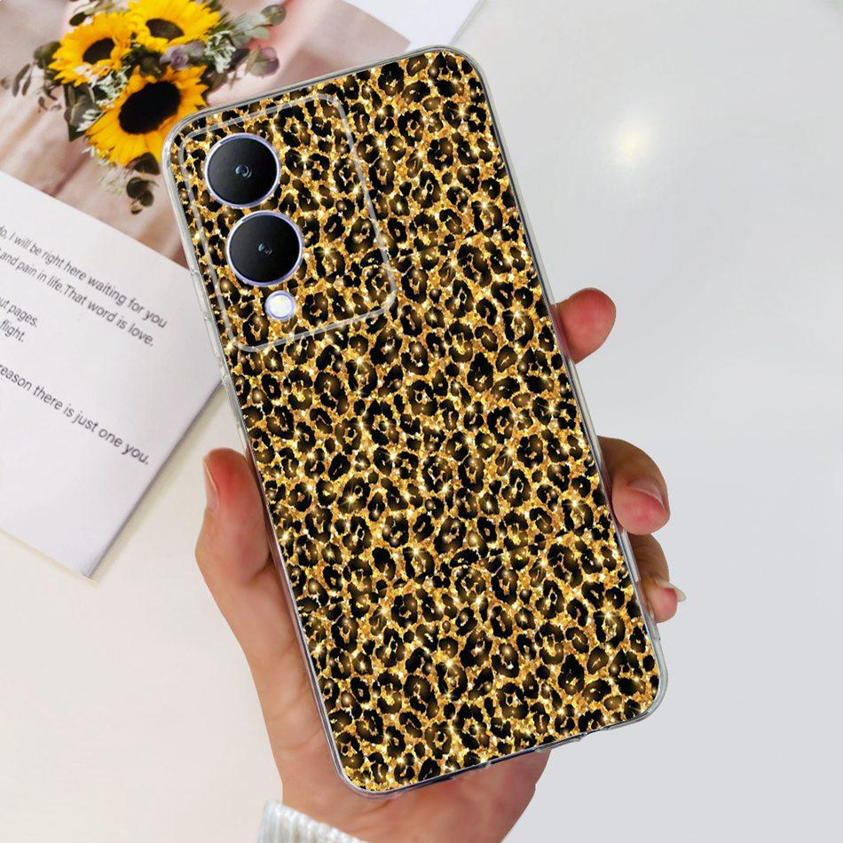For Vivo Y17s Case 2023 Elegant Pattern Soft Silicone TPU Phone Back Cover For Vivo Y17s 4G VivoY17s Y 17S Bumper