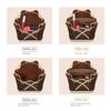 EverToner Bag Organizer Insert For l-v Noe Organiser Felt material Divider Shaper Protector Compartment Inner Bag Accessories