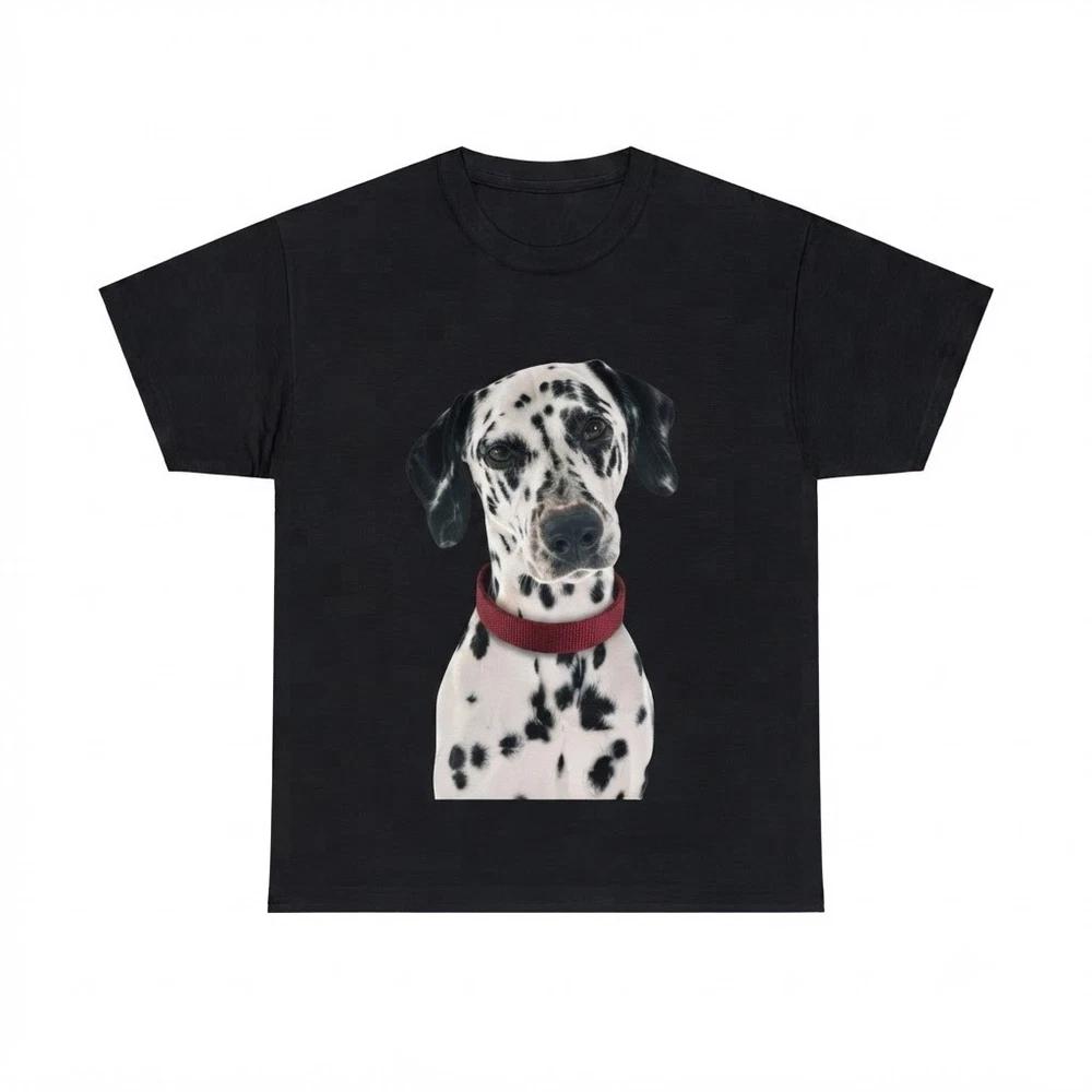 Dalmatian Dog Graphic Gift For Friends Black TShirt S
