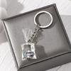 Exquisite Resin Fish Keychain Pendant In Transparent Water Bag for Bags Backpack