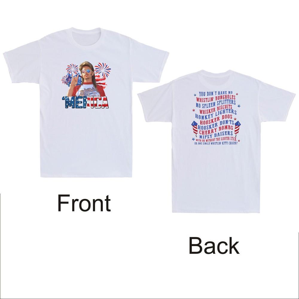 Joe Merica July 4Th Dirt 4Th Of July Independence Day Front & Back Print T-Shirt Unisex T-Shirt S