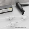 European Standard 3x1.5mm² Power Cord Plug with 0.34m Length and Dual Socket