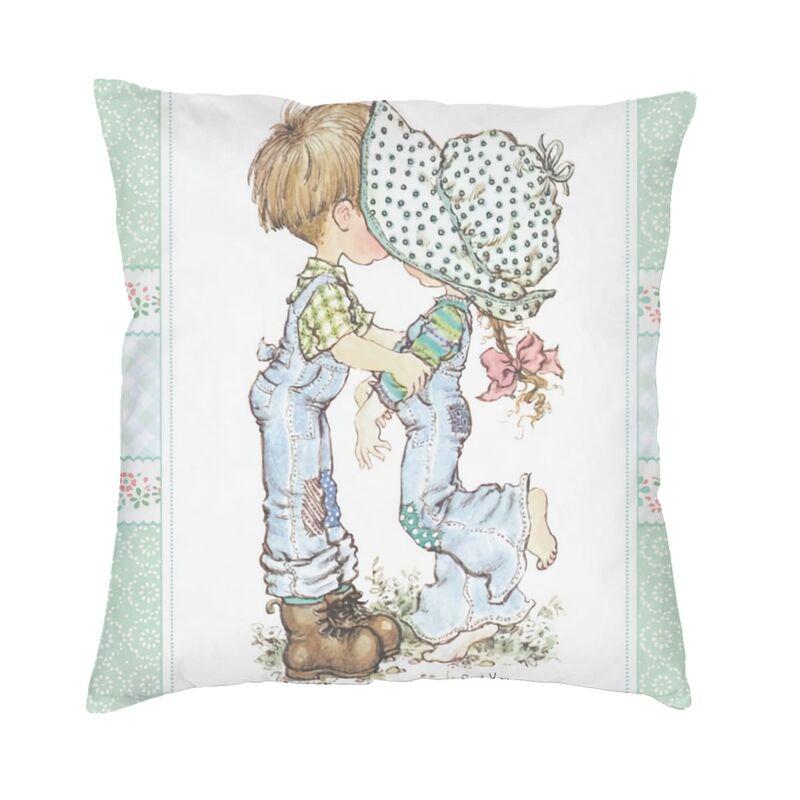 Sarah Kay Cartoon Animation Cushion Cover Sofa Decoration Square Throw Pillow Case 40x40